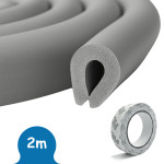Sipo Αφρώδες προστατευτικό επιφανειών U-Shape Γκρι SIP-SBS-T23U