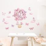  Sipo Wall Sticker Pink Butterflies 