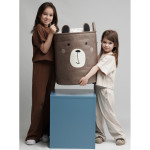  Sipo Premium Πολυχρηστικό με κορδόνι Καλάθι Καφέ Αρκουδάκι 63 L 