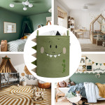  Sipo Premium Πολυχρηστικό με κορδόνι Καλάθι Δεινόσαυρος 63 L 