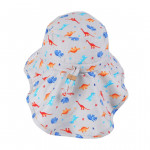 Flapjack Cape Sunhat UPF50 Multi Dino 6-24m FJKCH157S