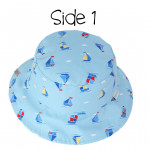FlapJackKids Καπέλο Διπλής Όψης UPF 50  – Sailboat/Submarine 2Ε-4Ε FJKPH172M