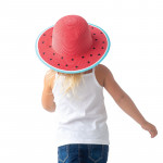 FlapJackKids Ψάθινο Καπέλο UPF 50   Watermelon - MEDIUM 2-4 yrs 