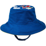 FlapJackKids Καπέλο Διπλής Όψης UPF 50  Τρενάκι (Cotton) 4E-6E LUV0133L