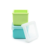 Melii Δοχείο Σιλικόνης για Σνακ Blue/Lime 2 τεμ. MEL23310 Melii Δοχείο Σιλικόνης για Σνακ Blue/Lime 2 τεμ. MEL23310