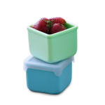 Melii Δοχείο Σιλικόνης για Σνακ Blue/Lime 2 τεμ. MEL23310 Melii Δοχείο Σιλικόνης για Σνακ Blue/Lime 2 τεμ. MEL23310