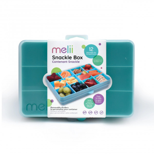 Melii – Δοχείο για σνακ με χωρίσματα Blue MEL18900