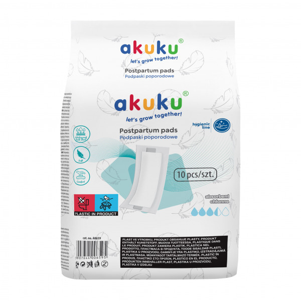 Akuku Σερβιέτες Λοχείας (10pcs)  A0659