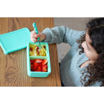 Melii – Bento Σιλικόνης 2 Θέσεων 700ml Blue/Mint MEL22310
