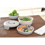 Melii Δοχείο για Σαλάτα 1600ml - Warm Grey/Ivory MEL27530