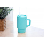 Melii Παγούρι Σιλικόνης με Καλαμάκι Tumbler Μπλε MEL19910