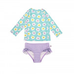Zoocchini Σετ UV Μαγιώ και Μπλούζα Daisy - 2 ΕΤΩΝ ZOO16405-2T