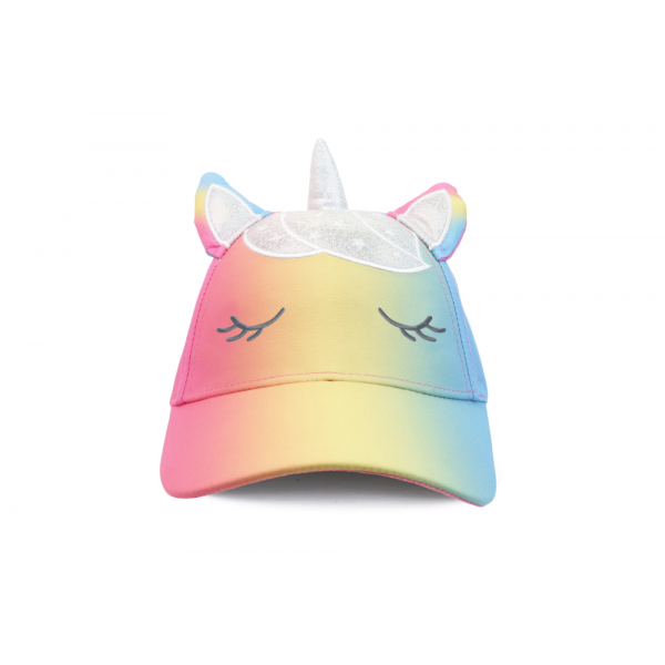 FlapjackKids  Καπέλο Τζόκεϋ Rainbow Unicorn 4E-6E FJKDC200L