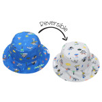 FlapJackKids Καπέλο Διπλής Όψης UPF 50  – Dino 2E-4E FJKPH548M