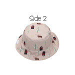 FlapJackKids Καπέλο Διπλής Όψης UPF 50  – Moose/Cottage 2E-4E FJKPH554M