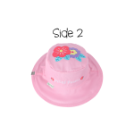 FlapJackKids Καπέλο Διπλής Όψης UPF 50  (Cotton) Butterfly/Floral  6Μ-24Μ  FJKSH141S
