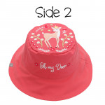 FlapJackKids Καπέλο Διπλής Όψης UPF 50   Bunny/Deer - 6 μηνών έως 2 ετών FJKSH817S