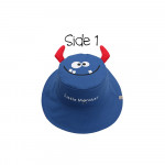 FlapJackKids Καπέλο Διπλής Όψης UPF 50  Monster/Car (Cotton)  2-4 Ετών FJKSH824M