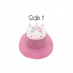 FlapJackKids Καπέλο Διπλής Όψης UPF 50  Unicorn/Star (Cotton) 6M-24M FJKSH802S