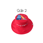FlapJackKids Καπέλο Διπλής Όψης UPF 50  (Cotton) Tall Ship/Lighthouse  6Μ-24Μ FJKSH135S