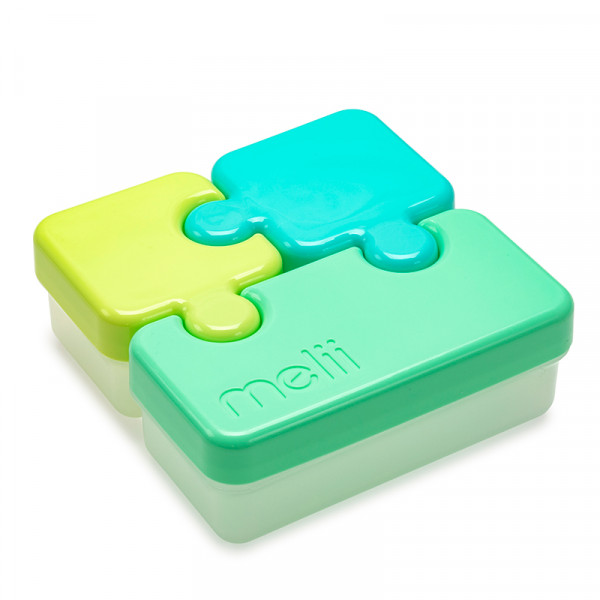 Melii Φαγητοδοχείο Παζλ Lime-Mint-Blue MEL15100
