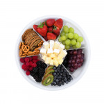  Melii – Στρογγυλό Snackle Box με Χωρίσματα Sage 