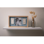 Petit Artichaut 2 Prints Frame – Blue Abstract PA1704