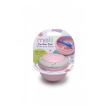 Melii Θήκη για πιπίλα Pink/Grey MEL10700 Melii Θήκη για πιπίλα Pink/Grey MEL10700