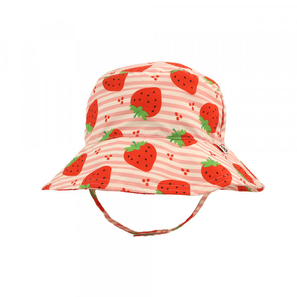 Zoocchini Αντιηλιακό Bucket Καπέλο Strawberry - 12-24m ZOO15103-12-24M