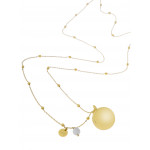 ProudMama Bola Olivia Gold Chain Αμέθυστος PM-660