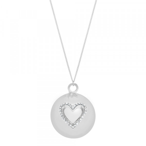 Proud Mama Lilo Heart Silver PM-744