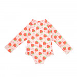 Zoocchini Ολόσωμο Μαγιώ με Μανίκια UV Strawberry - 4 ΕΤΩΝ ZOO12603-4T