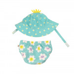 Zoocchini Σετ Μαγιό και Καπέλο UPF50  Daisy - 3-6 μηνών ZOO12016S