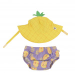Zoocchini Σετ Μαγιό και Καπέλο UPF50  Pineapple Punch - 12-24m ZOO12019L