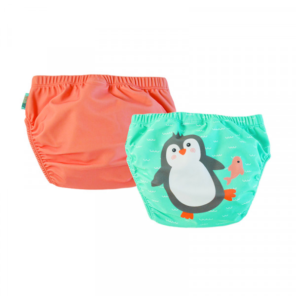 Zoocchini  Σετ  Μαγιώ Πάνα Penguin 2-3 ΕΤΩΝ ZOO12118-2T/3T