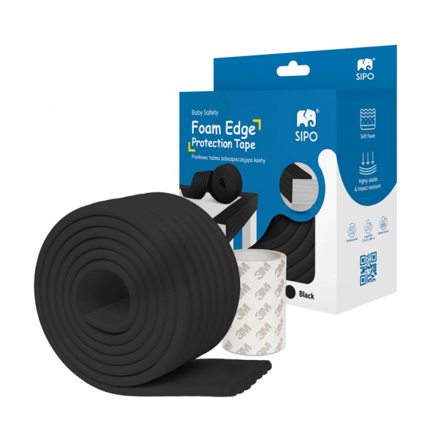 Sipo Αφρώδης Προστατευτική Ταινία L Shape – Black SIP-SBS-T11-L30