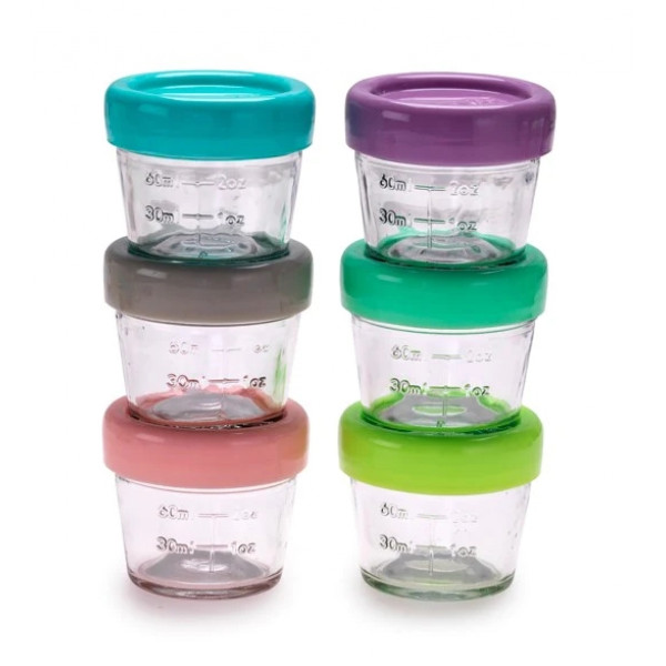 Melii – Γυάλινα δοχεία φαγητού 6τμχ. 118ml MEL16600