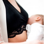  Carriwell Organic Δαντελένιο Σουτιέν Θηλασμού Κρουαζέ Μπεζ S CW255000