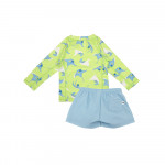 Zoocchini Σετ UV Μαγιώ Σορτς και Μπλούζα Stingray - 3 ΕΤΩΝ ZOO16401-3T
