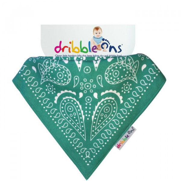 Dribble Ons Σαλιάρες Μπαντάνες DO-PAISLEY (TURQ)