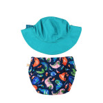 Zoocchini Σετ Μαγιό και Καπέλο UPF50  Wally the Walrus 12-24m ZOO12021L