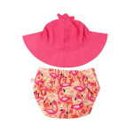 Zoocchini Σετ Μαγιό και Καπέλο UPF50  Franny the Flamingo 12-24Μ ZOO12022L