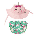 Zoocchini Σετ Μαγιό και Καπέλο UPF50  Unity the Unicorn 6-12Μ ZOO12023M