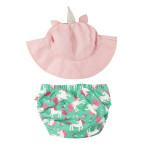Zoocchini Σετ Μαγιό και Καπέλο UPF50  Unity the Unicorn 6-12Μ ZOO12023M