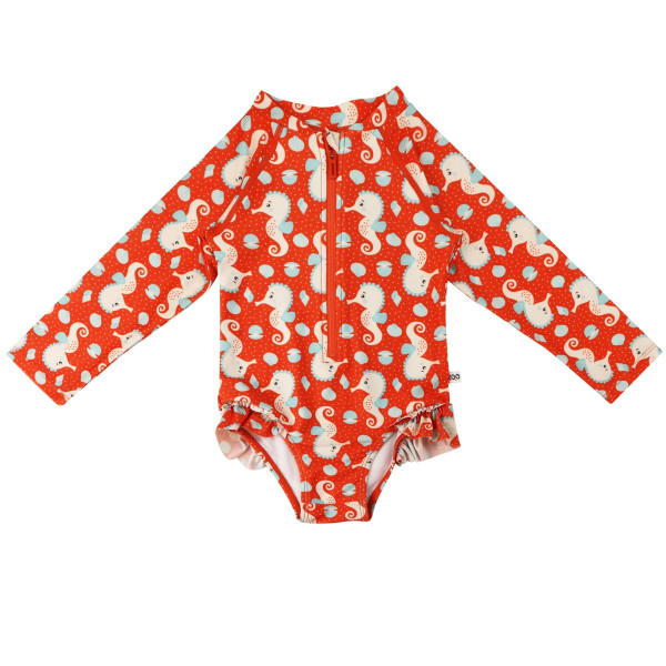 Zoocchini Ολόσωμο Μαγιό με Μανίκια UV Sally the Seahorse  3 Ετών ZOO12604-3T