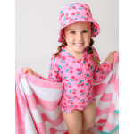 Zoocchini Καπέλο Αντηλιακό Bucket 12-24Μ Cherry  ZOO15110-12-24M