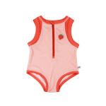 Zoocchini Ολόσωμο Μαγιό με Στάμπα Strawberry/Pink-Red 12-24Μ ZOO12805-12-24M