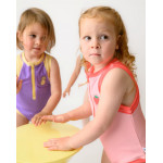 Zoocchini Ολόσωμο Μαγιό με Στάμπα Strawberry/Pink-Red 12-24Μ ZOO12805-12-24M