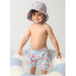 Zoocchini Σετ UV Μαγιό Πάνα Bucket Καπέλο Μπλούζα Lobster - 12Μ-24Μ ZOO16023-12-24M