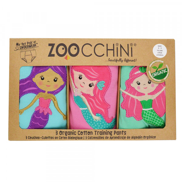 Zoocchini Εκπαιδευτικά Βρακάκια Mermaids 2-3 Ετών ZOO13017-2T/3T